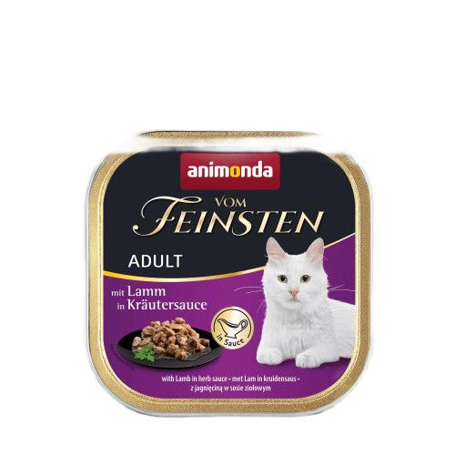Корм влажный для кошек Animonda Vom Feinsten Adult с ягненком в соусе из трав 100 г