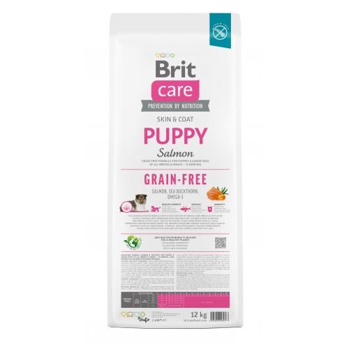 Сухий корм Brit Care Dog Grain-free Puppy для цуценят беззерновий з лососем
