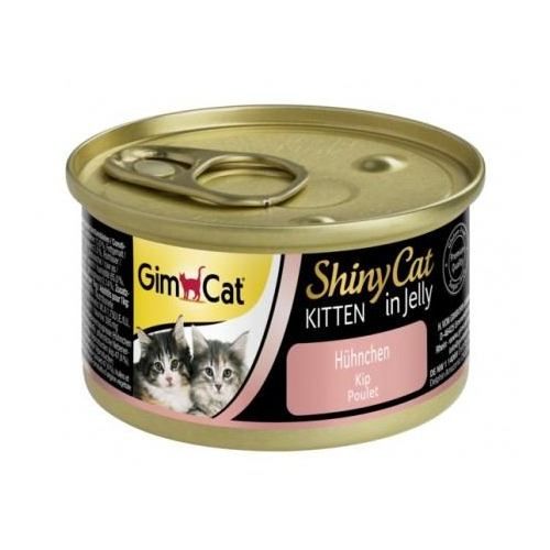 Вологий корм GimCat Shiny Kitten для кошенят курка 70 г