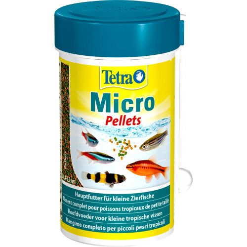 Корм Tetra Micro Pellets для акваріумних дрібних рибок 100 мл (гранули)