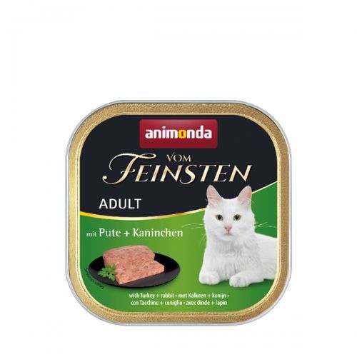 Вологий корм Animonda Vom Feinsten для котів з індичкою та кроликом 100 г