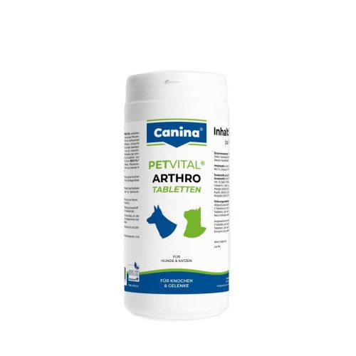 Вітаміни Canina Petvital Arthro-Tabl. для собак та котів для проблемних суглобів 1000 г (1000 табл)