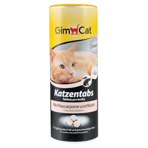 Витамины GimCat Katzentabs для кошек таблетки с маскарпоне и биотином 425 г