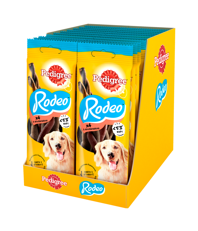 Лакомство для собак Pedigree Rodeo с говядиной 70 г