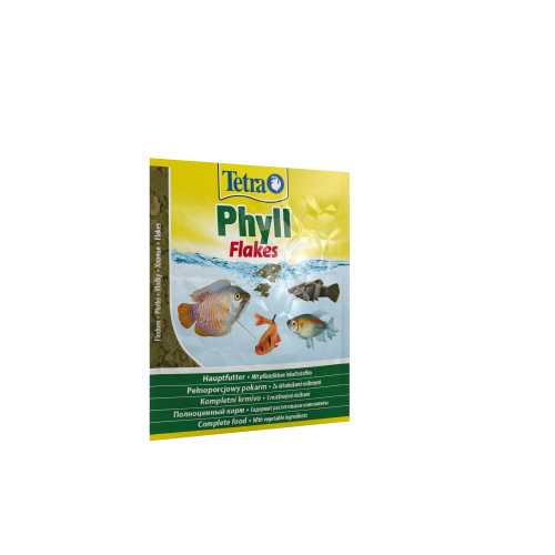 Корм Tetra Phyll Flakes для травоїдних рибок 12 г (пластівці)
