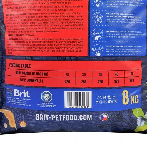 Сухий корм Brit Premium Dog Adult L для дорослих собак великих порід з куркою 3 кг