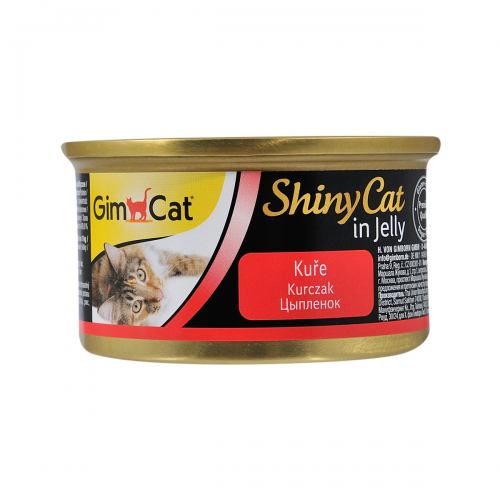 Влажный корм GimCat Shiny Cat для кошек курица 70 г