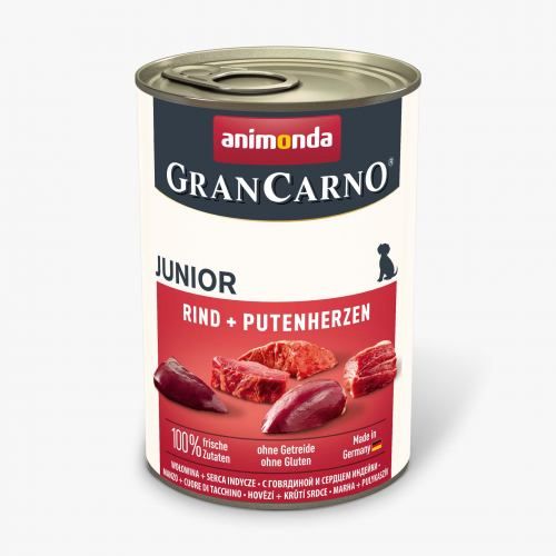 Влажный корм Animonda GranCarno для щенков с говядиной и индейкой 400 г