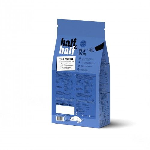 Сухой корм Half&Half для взрослых собак больших пород с говядиной