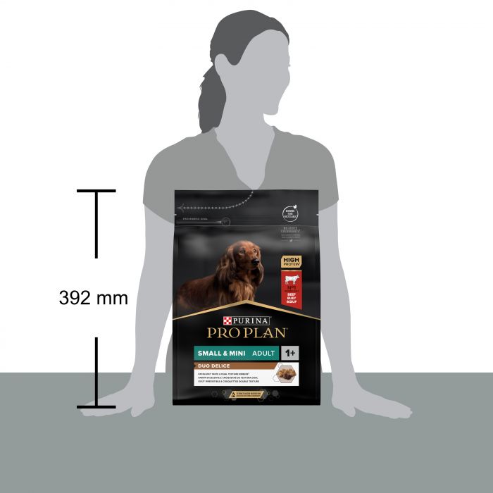 Сухий корм для собак PRO PLAN Small&Mini Adult Duo Delice дрібних порід з яловичиною 2,5 кг