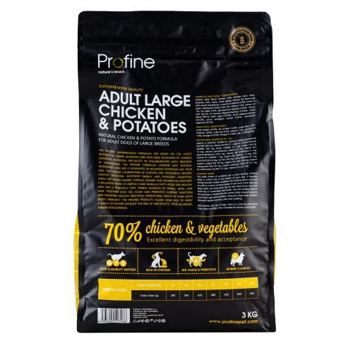 Сухий корм Profine Adult Large для дорослих собак великих порід з куркою та картоплею 3 кг