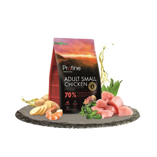 Корм сухий Profine Small Chicken and Potatoes для дорослих собак дрібних порід з куркою та картоплею 3 кг