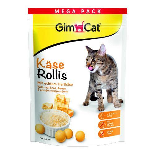 Вітамінізовані таблетки для котів GimCat Kase Rollis сирні кульки пауч 425 г