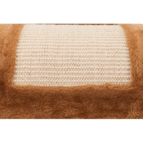 Царапка Trixie Wavy для кошек из сизаля/плюшевая 29х18х50 см (коричневая)