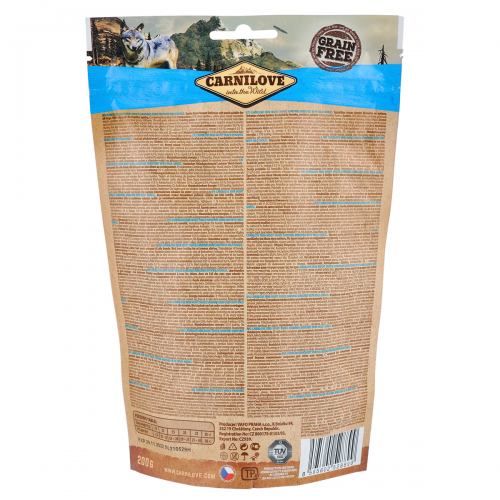 Лакомство Carnilove Dog Semi Moist для собак сардина и чеснок 200 г