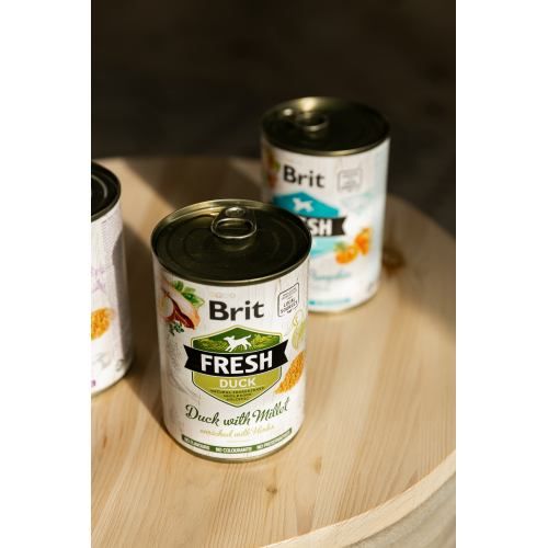 Влажный корм Brit Fresh Duck/Millet для собак с уткой и пшеном 400 г