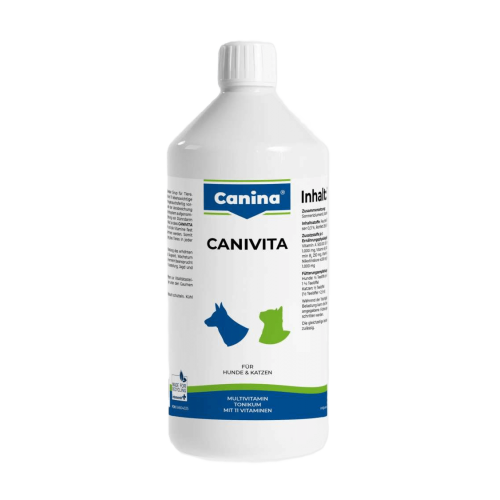 Вітамінізований тонік Canina Canivita для котів та собак зі швидким ефектом універсальний 1 л