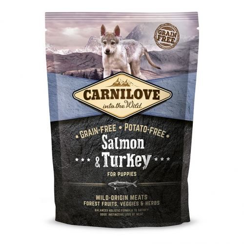 Сухий корм Carnilove Salmon & Turkey для цуценят всіх порід лосось та індичка 1,5 кг