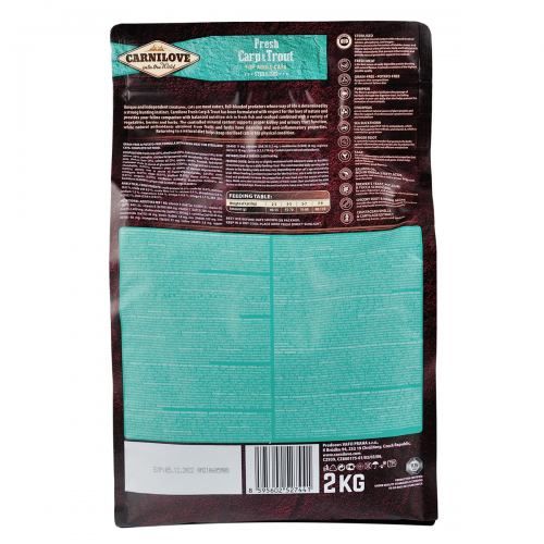 Сухой корм для кошек Carnilove Fresh Carp & Trout для стерилизованных рыба 2 кг