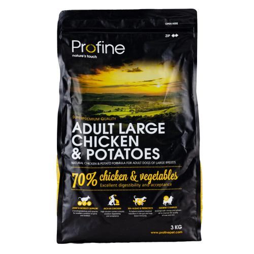 Сухий корм Profine Adult Large для дорослих собак великих порід з куркою та картоплею 3 кг