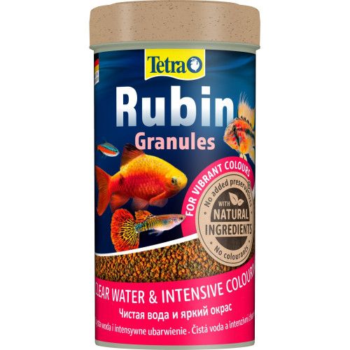 Корм Tetra Rubin Granules для акваріумних рибок для яскравості забарвлення 100 г (гранули)