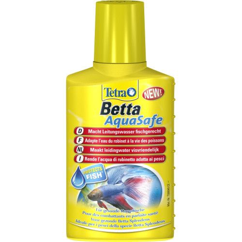 Кондиціонер Tetra Betta Aqua Safe для підготовки водопровідної води в придатну для півників 100 мл на 100 л