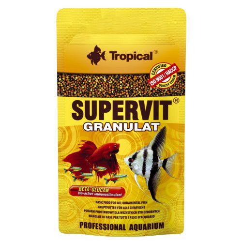 Сухий корм Tropical Supervit Granulat для акваріумних риб 10 г (гранули)
