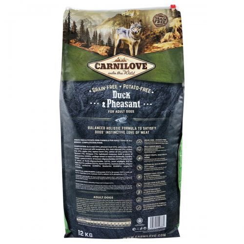 Сухий корм Carnilove Duck & Pheasant для дорослих собак всіх порід качка та фазан 12 кг