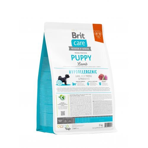 Сухий корм Brit Care Dog Hypoallergenic Puppy для цуценят гіпоалергенний з ягням