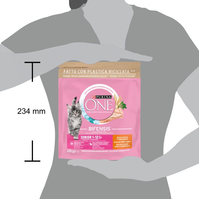 Сухий корм для дорослих котів PURINA ONE Adult Bifensis з куркою