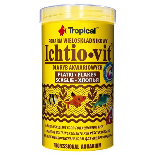 Сухий корм Tropical Ichtio-Vit для всіх акваріумних риб 50 г (пластівці)