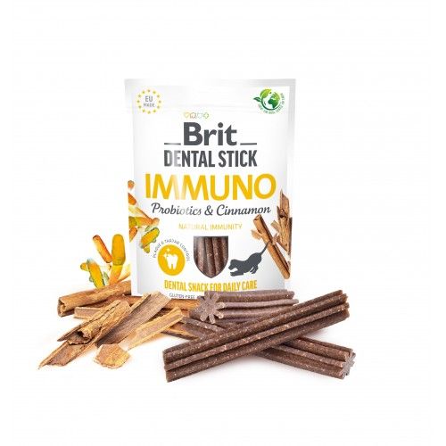 Лакомство для собак Brit Dental Stick Calm успокаивающая конопля и пустырник 7 шт 251 г