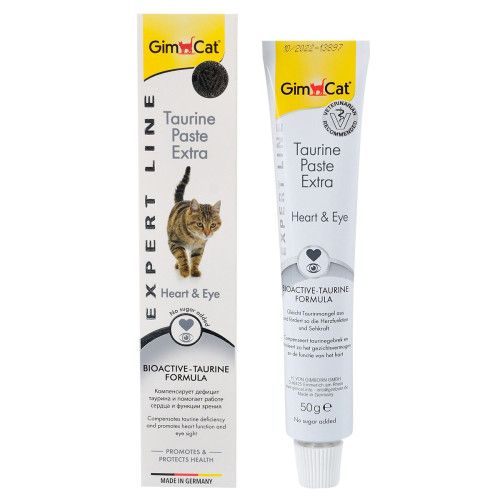 Паста GimCat Expert Line Taurine Extra для котів підтримка серця та зору 50 г