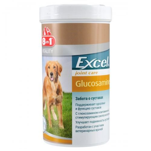 Вітаміни 8in1 Excel «Glucosamine» для собак 110 шт (для суглобів)