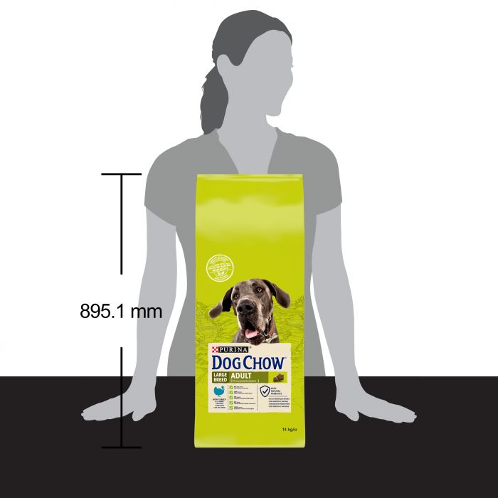 Сухий корм для дорослих собак DOG CHOW Large Breed Adult великих порід з індичкою 14 кг