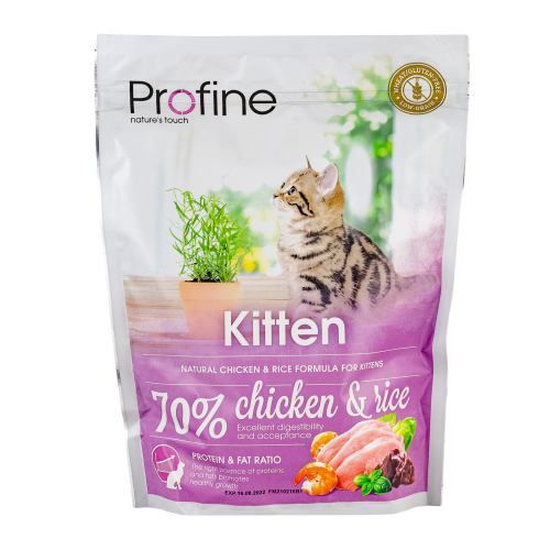 Сухий корм для котів Profine Kitten для кошенят з куркою та рисом 300 г