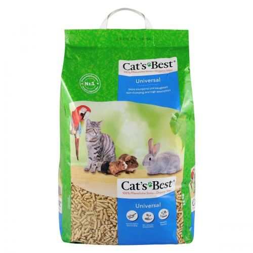 Наповнювач Cat’s Best Universal для домашніх тварин деревний 20 л/11 кг