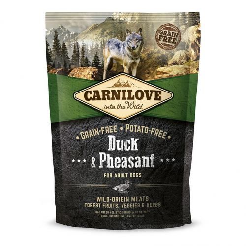 Сухий корм Carnilove Duck & Pheasant для дорослих собак всіх порід качка та фазан 1,5 кг