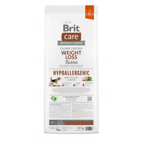 Сухий корм Brit Care Dog Hypoallergenic Weight Loss для собак із зайвою вагою гіпоалергенний з кроликом