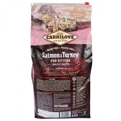 Сухий корм для кошенят Carnilove  Salmon & Turkey лосось та індичка 6 кг