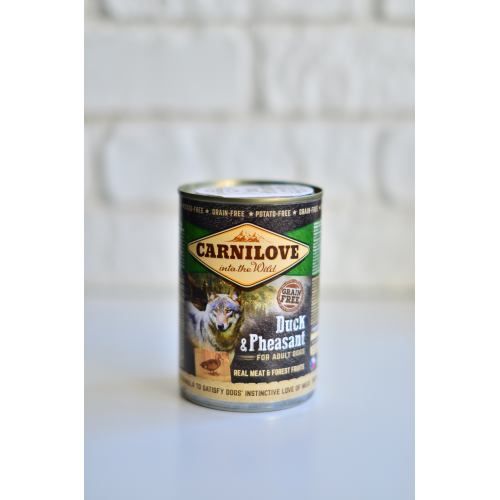 Влажный корм Carnilove Duck & Pheasant для собак утка и фазан 400 г
