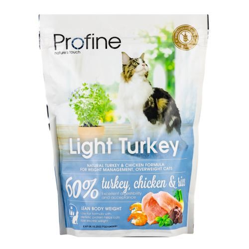 Сухий корм Profine Light для котів із зайвою вагою з індичкою та куркою 300 г