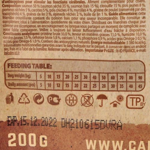 Лакомство Carnilove Crunchy Snack для собак лосось и черника 200 г