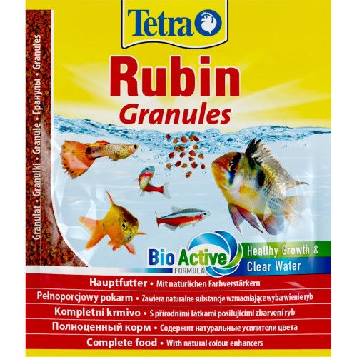 Корм Tetra Rubin Granules для акваріумних рибок для яскравості забарвлення 15 г (гранули)