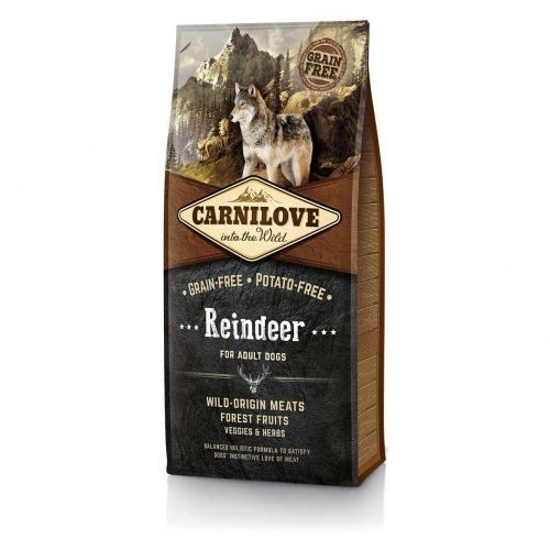 Сухий корм Carnilove Raindeer для дорослих собак всіх порід оленина та кабан 12 кг