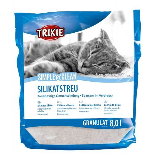 Наповнювач Trixie Simple&Clean для котів силікагелевий 8 л