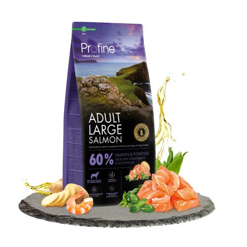 Корм сухий Profine Large Salmon and Potatoes для дорослих собак великих порід з лососем та картоплею 12 кг
