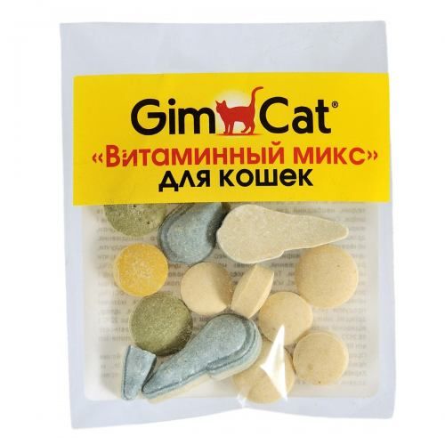 Вітаміни GimCat «Вітамінний мікс» для котів 12 шт