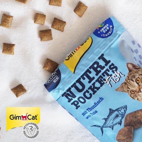 Ласощі для котів GimCat Nutri Pockets Fish Тунець 60 г