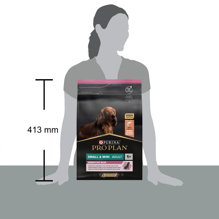 Сухий корм для собак PRO PLAN Small&Mini Adult Sensitive Skin дрібних порід з чутливою шкірою з лососем 3 кг